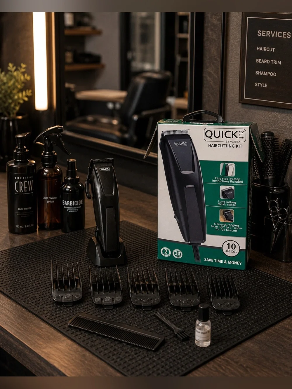 Wahl Haircutting Kit with 5 Guards